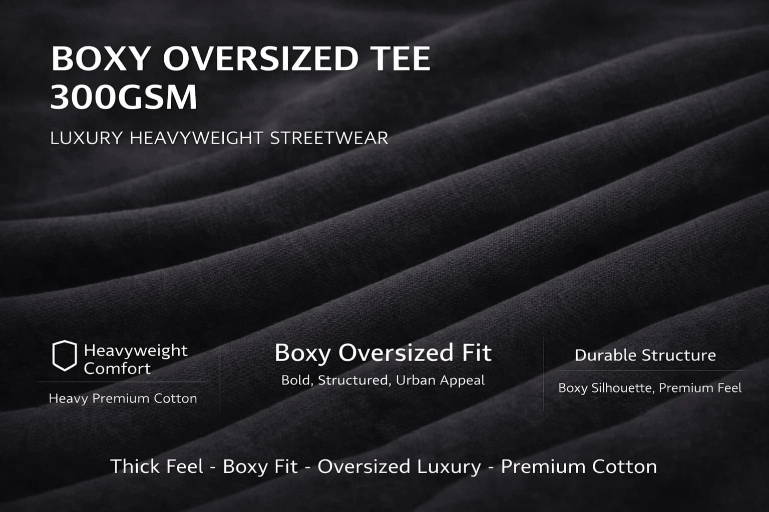 Boxy Oversized Roundneck Tee