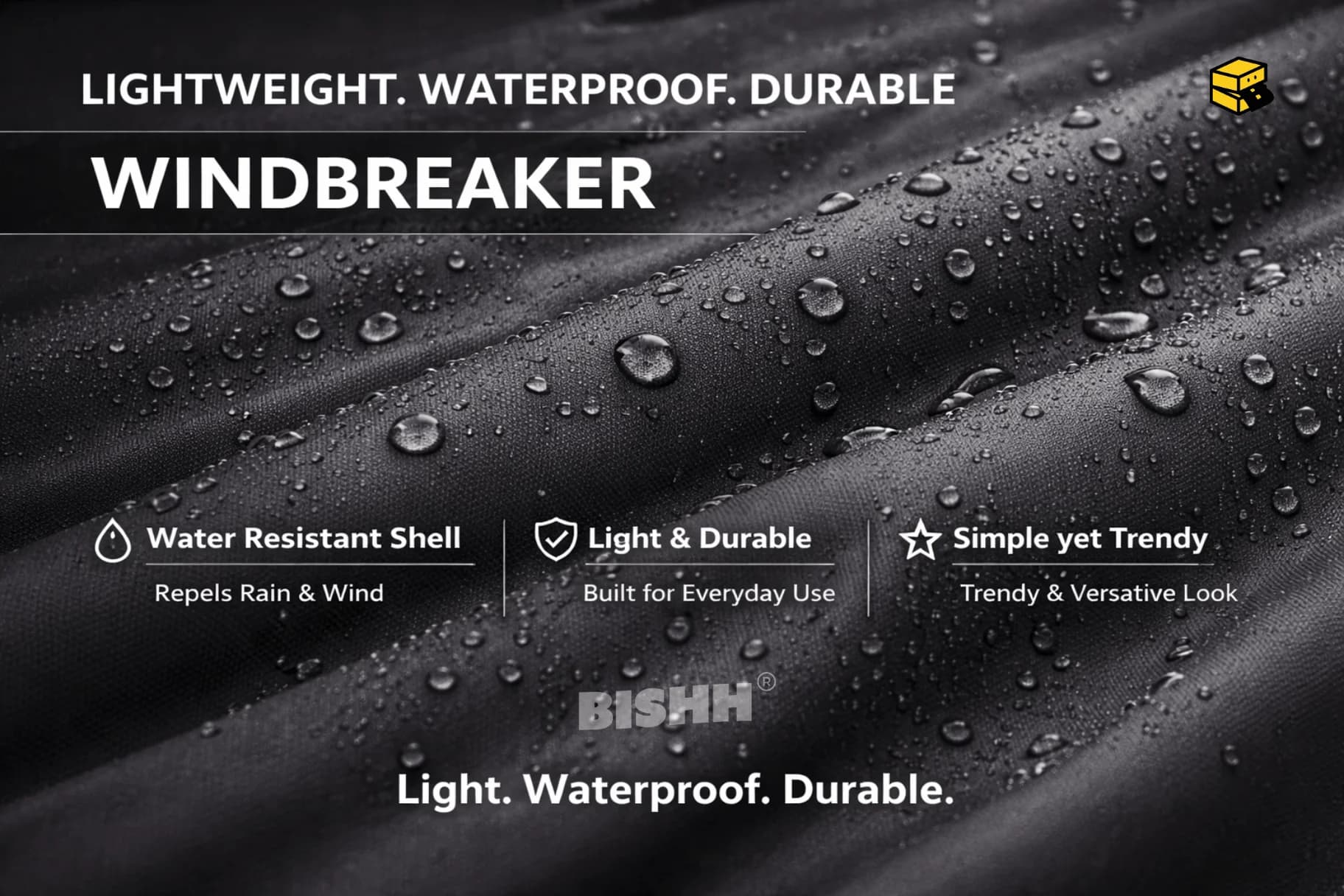 Full-Zipped Windbreaker Jacket