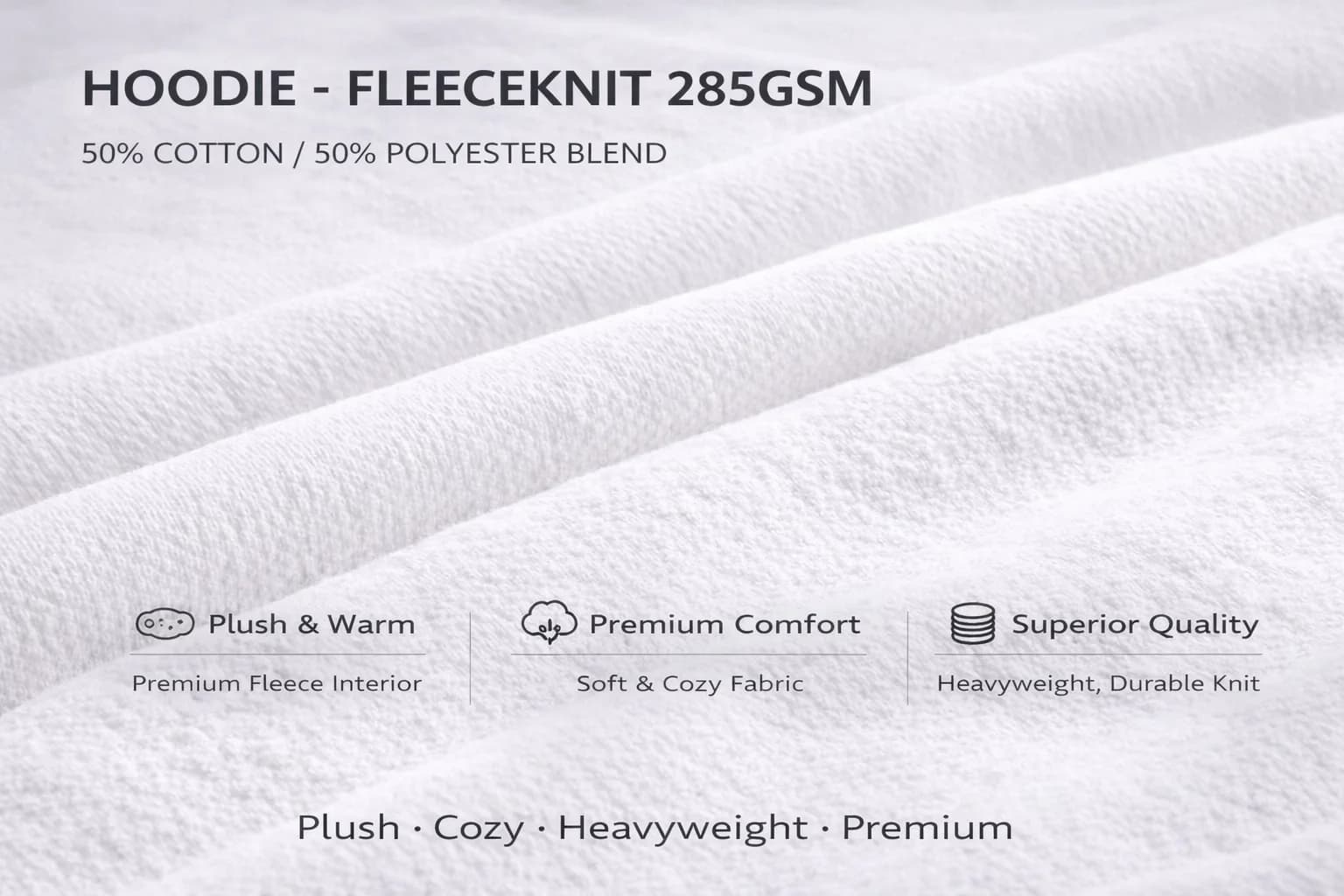 Premium Fleeceknit Hoodie