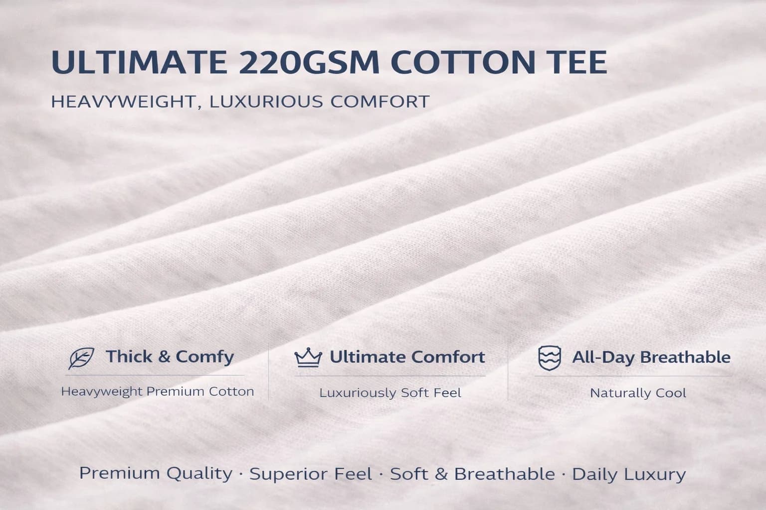 Ultimate Cotton Roundneck Tee